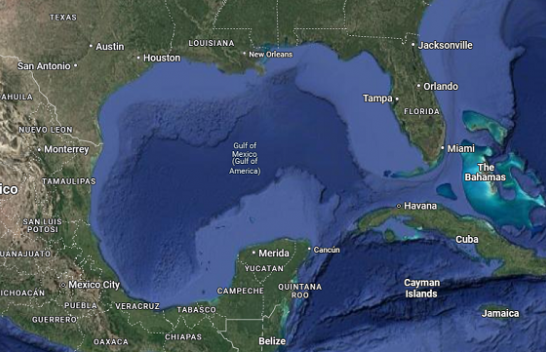 Google Maps ndryshon emrin e Gjirit të Meksikës në Gjiri i Amerikës