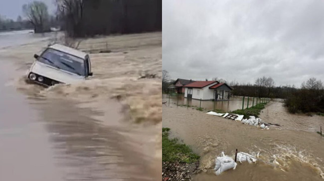 Përmbytje në veri të Bosnjës, gjendje e jashtëzakonshme në disa komuna