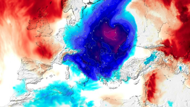 Një valë e ftohtë polare pritet të përfshijë Evropën Lindore dhe Ballkanin