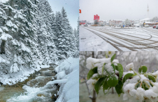 Dimri rikthehet në prill: Kosova nën petkun e bardhë/ FOTO