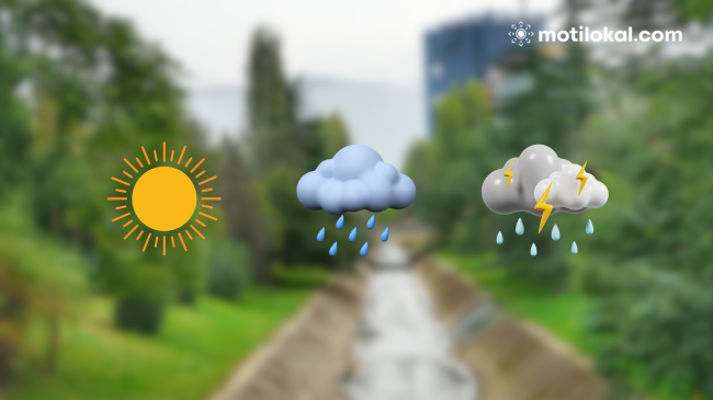 Parashikimi i motit në Shqipëri për të martën