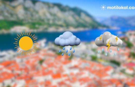 Moti këtë të premte dhe gjatë fundjavës në Mal të Zi