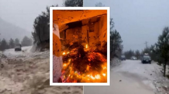 Përmbytje dhe shtëpi të djegura nga rrufeja në Shqipëri