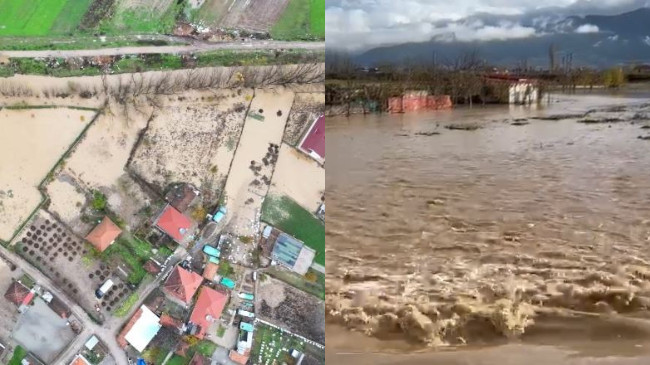 Reshjet e shiut izolojnë fshatra në Maliq e Pogradec, dhjetëra banorë të bllokuar