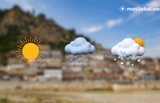 Temperatura dhe kushte atmosferike, ja çfarë sjell e premtja në Shqipëri