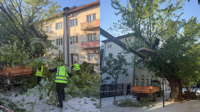 Erërat e forta shkaktuan dëme në Komunën e Prishtinës