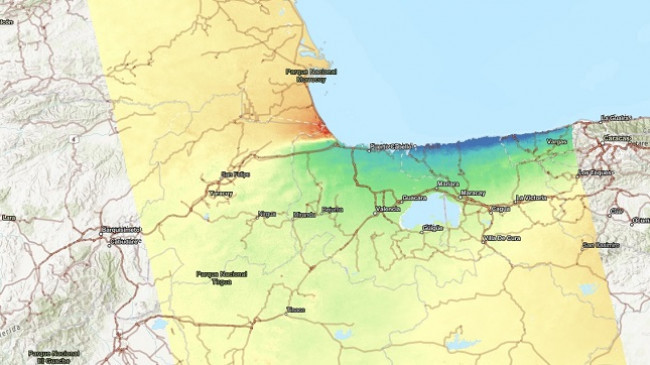 Sa të fuqishëm ishin tërmetet në Venezuelë dëshmohet nga një imazh satelitor i NASA-s: lëvizja e tokës është regjistruar