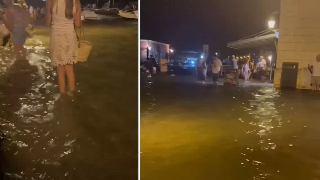 Stuhia godet bregdetin kroat, turistët në alarm: “Po iknin nga dallgët e detit”