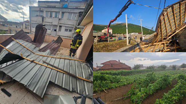 Stuhia shkakton dëme në Rahovec, ekipet emergjente dalin në terren
