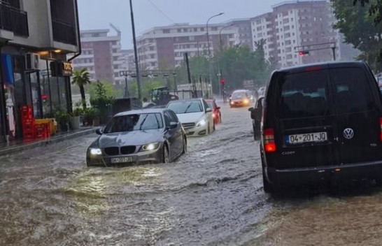 Rrebeshet e shiut sjellin probleme në Prizren, disa zona përfshihen nga uji
