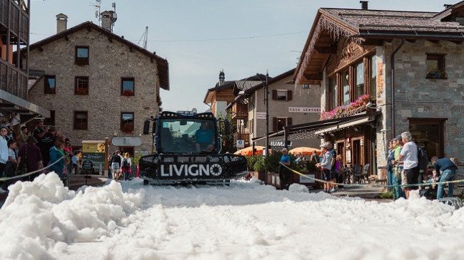 E pazakontë në Livigno: Ski në borë në mes të verës
